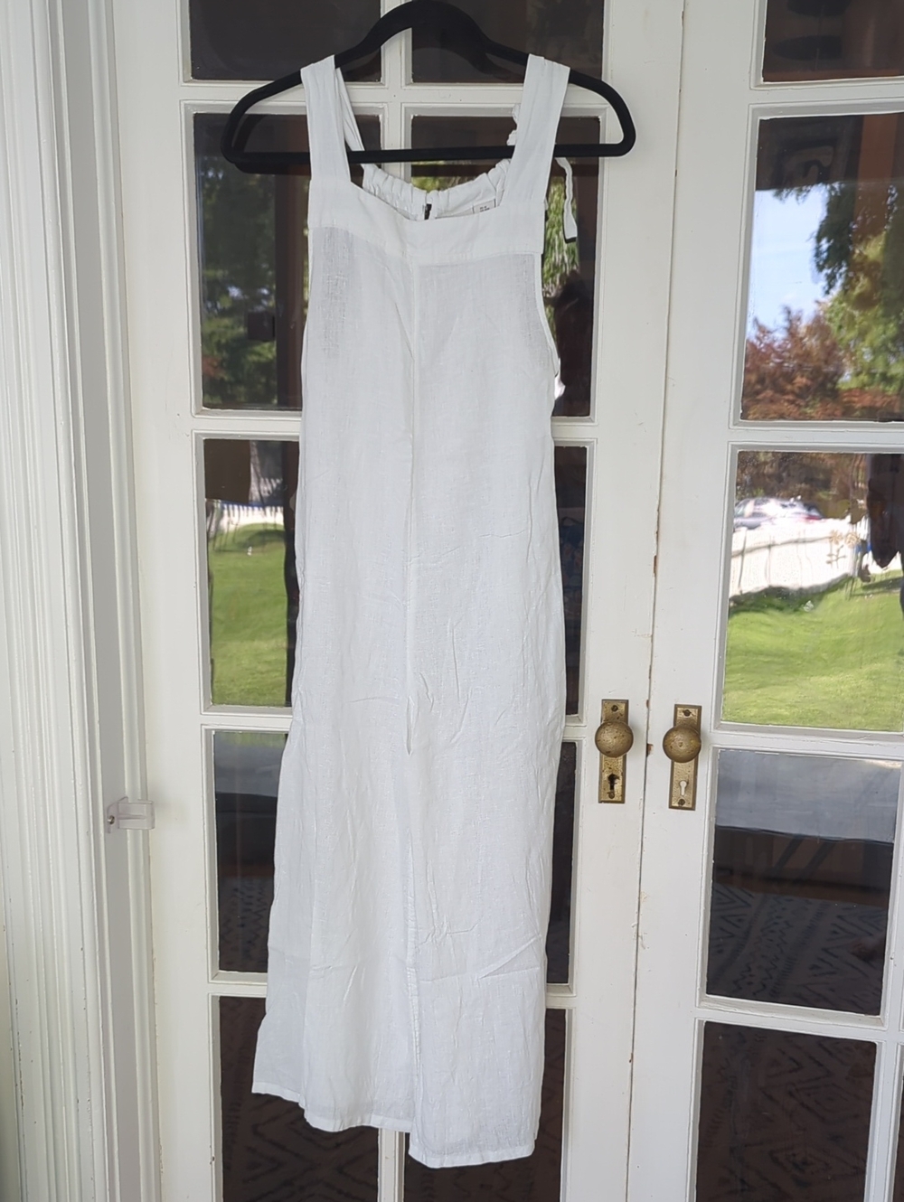 Haute Hippie - White Sleeveless Linen Jumpsuit